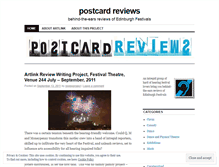 Tablet Screenshot of postcardreviews.wordpress.com