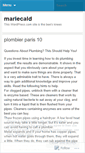 Mobile Screenshot of mariecald.wordpress.com