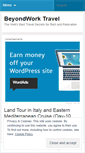 Mobile Screenshot of beyondworktravel.wordpress.com