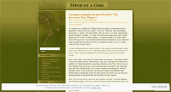 Desktop Screenshot of mindofagirl.wordpress.com
