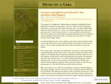 Tablet Screenshot of mindofagirl.wordpress.com