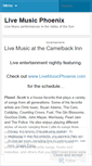 Mobile Screenshot of livemusicphx.wordpress.com