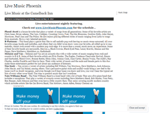 Tablet Screenshot of livemusicphx.wordpress.com