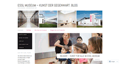 Desktop Screenshot of esslmuseum.wordpress.com