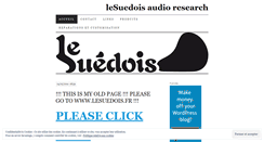 Desktop Screenshot of lesuedoids.wordpress.com