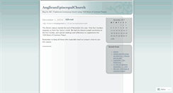 Desktop Screenshot of anglicanepiscopal.wordpress.com