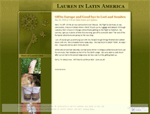 Tablet Screenshot of laureninpana.wordpress.com