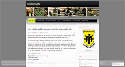 Desktop Screenshot of kickersucht.wordpress.com