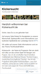 Mobile Screenshot of kickersucht.wordpress.com