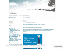 Tablet Screenshot of goldmine.wordpress.com