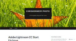 Desktop Screenshot of ckphotoonline.wordpress.com