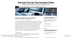 Desktop Screenshot of komputertrik.wordpress.com