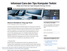 Tablet Screenshot of komputertrik.wordpress.com