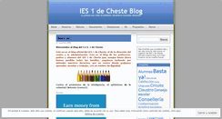 Desktop Screenshot of ies1cheste.wordpress.com