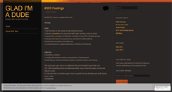 Desktop Screenshot of gladimadude.wordpress.com