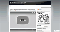 Desktop Screenshot of comacquartiers.wordpress.com
