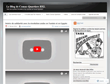 Tablet Screenshot of comacquartiers.wordpress.com