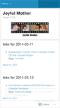 Mobile Screenshot of joymomschool.wordpress.com