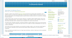 Desktop Screenshot of laeducacioninfantil.wordpress.com