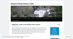 Desktop Screenshot of mydawsonfamilyhistory.wordpress.com