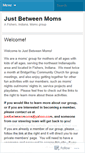 Mobile Screenshot of justbetweenmoms.wordpress.com