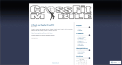 Desktop Screenshot of crossfitmobile.wordpress.com