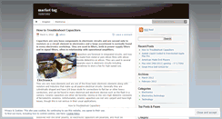 Desktop Screenshot of markettag.wordpress.com