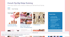 Desktop Screenshot of frenchtipdiptutorials.wordpress.com