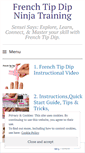 Mobile Screenshot of frenchtipdiptutorials.wordpress.com