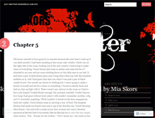 Tablet Screenshot of miaskors.wordpress.com