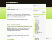Tablet Screenshot of indonezjazabytki.wordpress.com