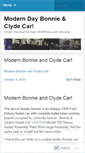 Mobile Screenshot of modernbonnieandclydecar.wordpress.com