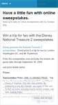 Mobile Screenshot of entersweepstakes.wordpress.com