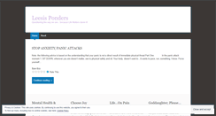 Desktop Screenshot of leesis.wordpress.com