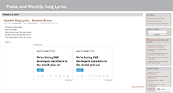 Desktop Screenshot of anypraiseworship.wordpress.com