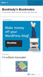 Mobile Screenshot of bookladysbooknotes.wordpress.com