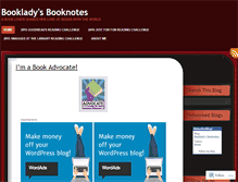 Tablet Screenshot of bookladysbooknotes.wordpress.com