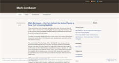 Desktop Screenshot of markbirnbaumblog.wordpress.com