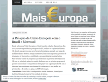 Tablet Screenshot of maiseuropa.wordpress.com