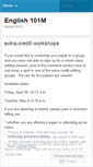 Mobile Screenshot of english101m.wordpress.com