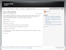 Tablet Screenshot of english101m.wordpress.com