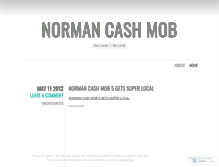 Tablet Screenshot of normancashmob.wordpress.com