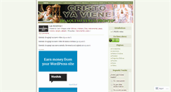 Desktop Screenshot of cristoyaviene.wordpress.com