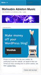 Mobile Screenshot of malleabismusic.wordpress.com