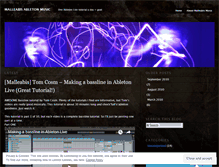 Tablet Screenshot of malleabismusic.wordpress.com