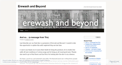 Desktop Screenshot of erewashandbeyond.wordpress.com