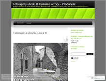 Tablet Screenshot of fototapety.wordpress.com