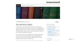 Desktop Screenshot of 1essexcourt.wordpress.com