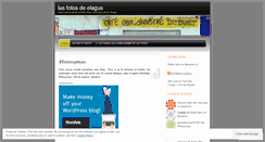Desktop Screenshot of elagus.wordpress.com