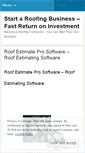 Mobile Screenshot of maineroofing.wordpress.com